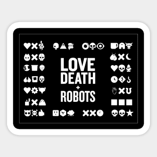 Love death & robots Sticker